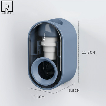 Висяща на стена Преса за паста за зъби Автоматичен дозатор Изстисквачка за туба Полезни аксесоари за баня Държач за паста за зъби Монтирана стойка
