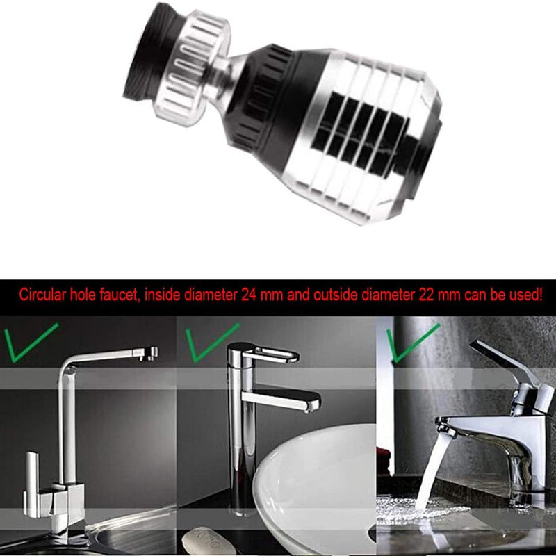 360 Rotate Pööratav köögisegisti pikendustoru vett säästev kraanipikendi adapteri otsik valamusegisti jaoks Vannitoa tarvikud