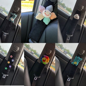 2 komada simpatičnih crtića, navlaka za sigurnosni pojas u automobilu, jastučić za pojas, jastučić za auto naramenicu, jastučić za djecu, dječja igračka, životinja