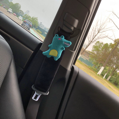 2 komada simpatičnih crtića, navlaka za sigurnosni pojas u automobilu, jastučić za pojas, jastučić za auto naramenicu, jastučić za djecu, dječja igračka, životinja