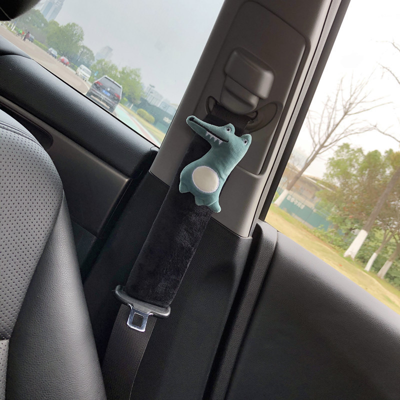 2 komada simpatičnih crtića, navlaka za sigurnosni pojas u automobilu, jastučić za pojas, jastučić za auto naramenicu, jastučić za djecu, dječja igračka, životinja