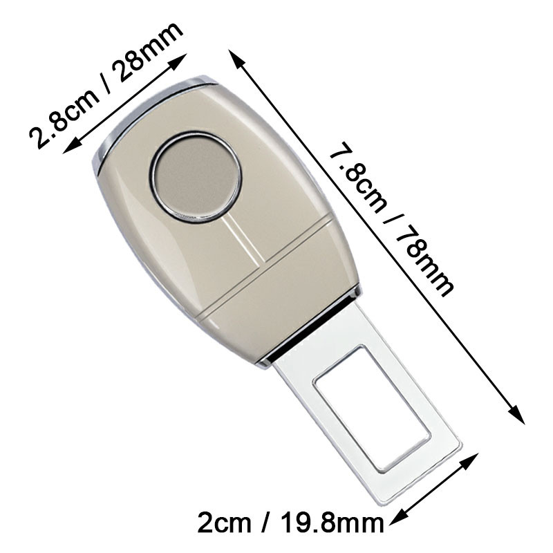 1 db autós biztonsági övcsipesz meghosszabbító Biztonsági övzár csat dugó Vastag betétes aljzathosszabbító biztonsági csat autós kiegészítők
