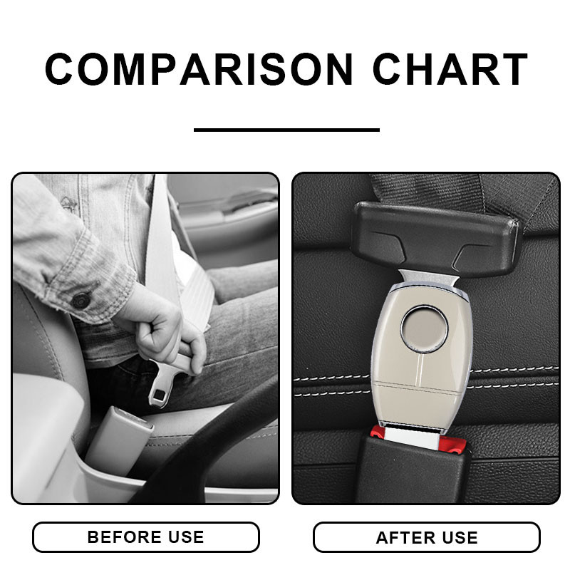 1 db autós biztonsági övcsipesz meghosszabbító Biztonsági övzár csat dugó Vastag betétes aljzathosszabbító biztonsági csat autós kiegészítők