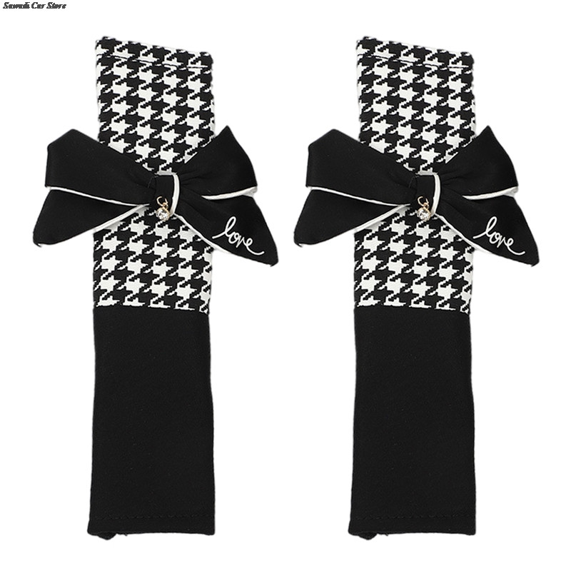 Auto turvavöö kate Linane armas äriline must vöörivõre daamide üldine sisekujundus turvavöö jaoks Alahinnatud luksus