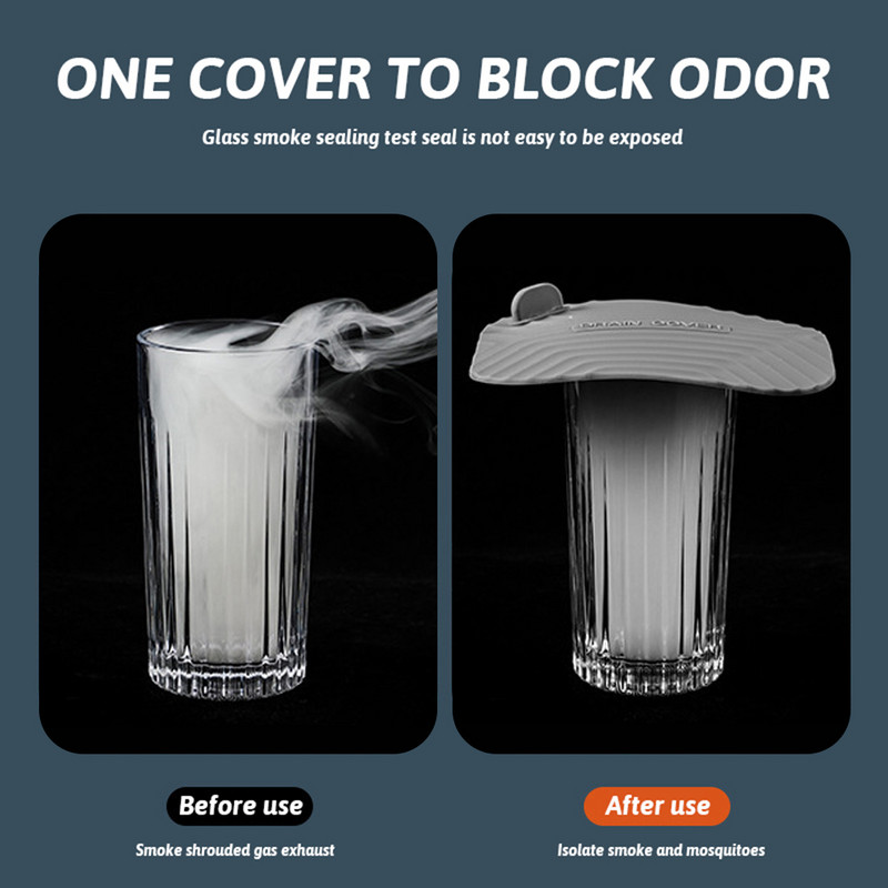 Szilikon padlólefolyó dugó zuhanycsatorna fedél Csatornacső dezodor párna Hajszűrő konyhai fürdőszoba mosogatóhoz vízzáró