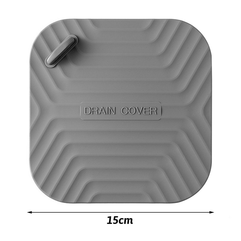 Szilikon padlólefolyó dugó zuhanycsatorna fedél Csatornacső dezodor párna Hajszűrő konyhai fürdőszoba mosogatóhoz vízzáró