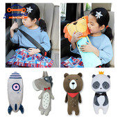 Mielas animacinis filmas automobilio saugos diržo užvalkalas pagalvė Minkštas pliušinis automobilio saugos diržas ant pečių vaikams Vaikams Žaislinės lėlės papuošalai mergaitės, moteris