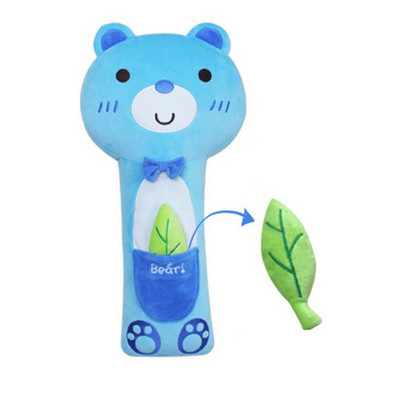 Mielas gyvūninis automobilio sėdynės diržo diržo užvalkalas lėlės žaislas, reguliuojamas pagalvės pagalvėlės pagalvėlės užvalkalas vaikams, vaikams Nemokamas Dropship