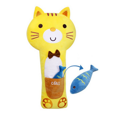 Mielas gyvūninis automobilio sėdynės diržo diržo užvalkalas lėlės žaislas, reguliuojamas pagalvės pagalvėlės pagalvėlės užvalkalas vaikams, vaikams Nemokamas Dropship