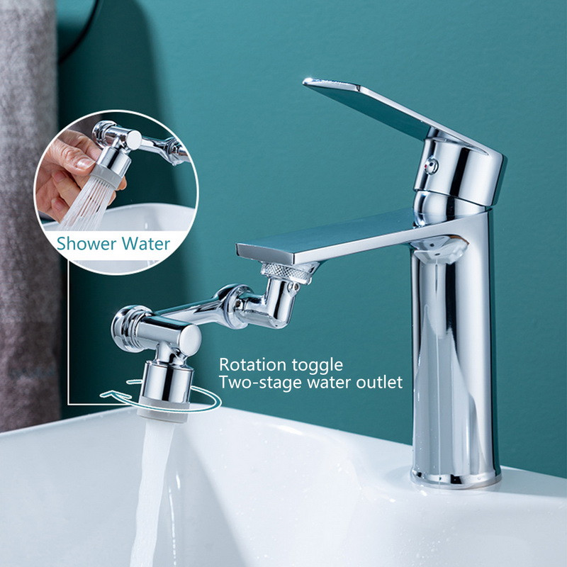 DIDIHOU Universal 1080° περιστροφής βρύσης αεριστής φίλτρο πιτσιλίσματος κουζίνας Βρύση επέκτασης ακροφύσιο νερού Αντάπτορας βρύσης Faucets Bubbler