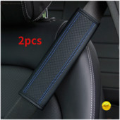 2 db Auto zubehör sitz gürtel PU Leder Sicherheit Gürtel Schulter Abdeckung Atmungsaktive Schutz Sitz Gürtel Polsterung Pad Auto