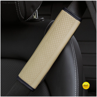 2 db Auto zubehör sitz gürtel PU Leder Sicherheit Gürtel Schulter Abdeckung Atmungsaktive Schutz Sitz Gürtel Polsterung Pad Auto