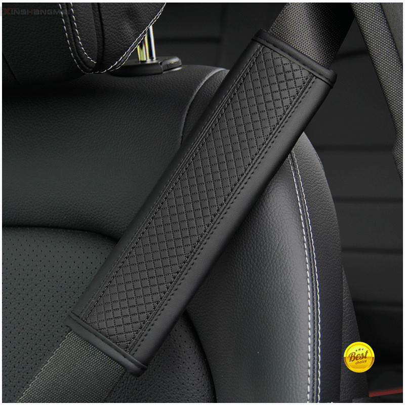 2 db Auto zubehör sitz gürtel PU Leder Sicherheit Gürtel Schulter Abdeckung Atmungsaktive Schutz Sitz Gürtel Polsterung Pad Auto