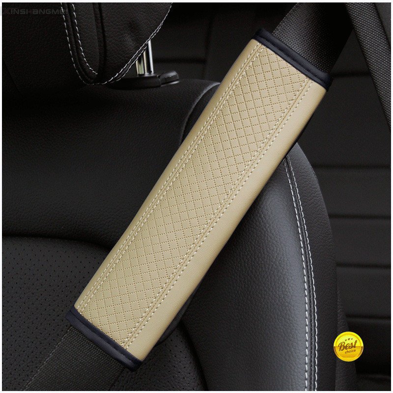2 db Auto zubehör sitz gürtel PU Leder Sicherheit Gürtel Schulter Abdeckung Atmungsaktive Schutz Sitz Gürtel Polsterung Pad Auto