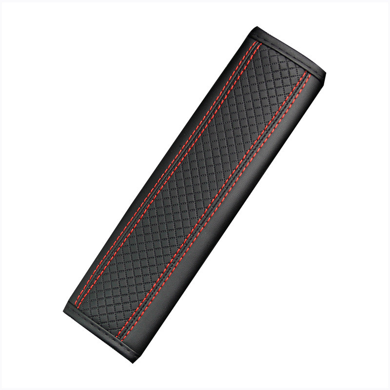 2 db Auto zubehör sitz gürtel PU Leder Sicherheit Gürtel Schulter Abdeckung Atmungsaktive Schutz Sitz Gürtel Polsterung Pad Auto