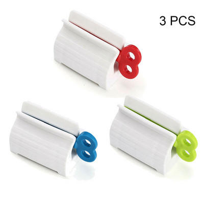 3 τεμάχια Home Plastic Toothpaste Squeezer Tube Easy Dispenser Rolling Holder Παροχή μπάνιου Αξεσουάρ καθαρισμού δοντιών