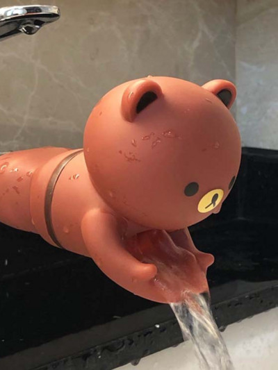 Armsad loomasegisti pikendused, lapsed, lapsed, abi käte pesemisel kraanikauss lastele vannimänguasjad veekraani pikendus pritsmekindel tila pikendus