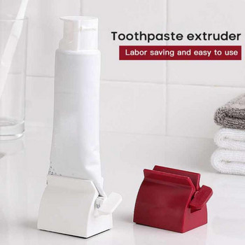 Домакинско мързеливо устройство за паста за зъби Тръба за паста за зъби Изстисквачка Преси Изстискване на паста за зъби Артефакт Сокоизстисквачка С щипка Консумативи за баня