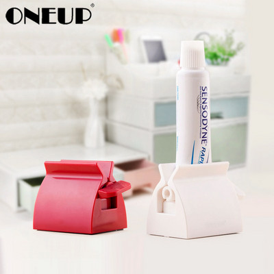 ONEUP Rolling Toothpaste Squeezer Tube Διανομέας οδοντόκρεμας Squeezer Easy Creative Σετ αξεσουάρ μπάνιου θήκη οδοντόκρεμας