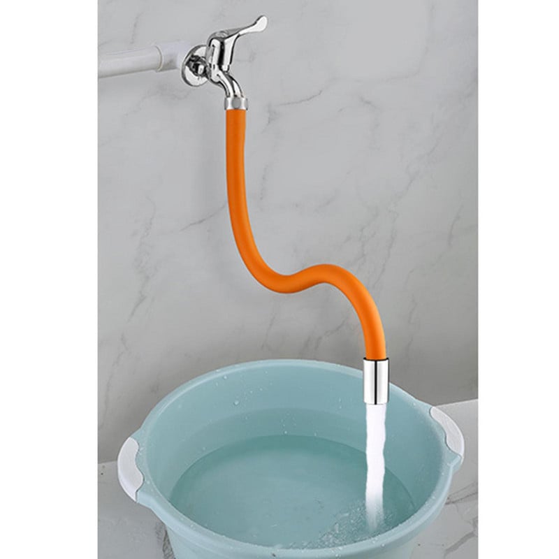 Fleksibilna produžna cijev slavine za kuhinjski sudoper, Fleksibilna slavina za 360 stupnjeva, nastavak za crijevo za slavinu, nastavak za slavinu za sudoper