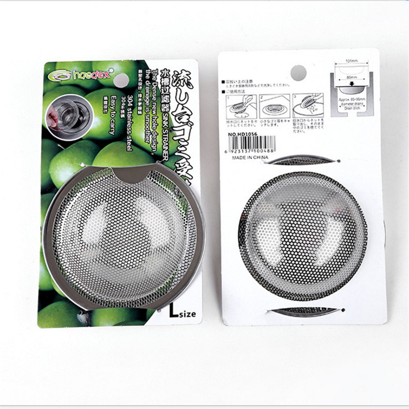 Scurgere de podea pentru baie din oțel inoxidabil Filtru de păr Bucătărie anti-blocare Scurgere chiuvetă Filtru metalic Sită de canalizare pentru baie și bucătărie