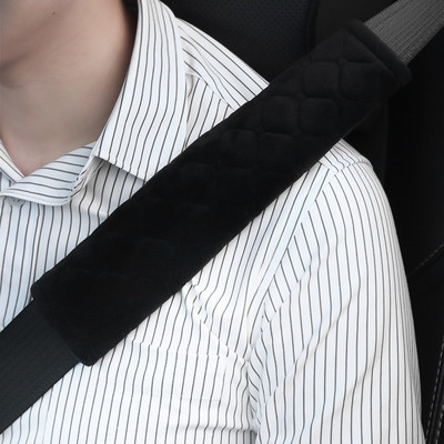 Autó puha biztonsági öv huzat Univerzális Auto biztonsági öv huzatok Meleg plüss biztonsági övek Vállvédelem Auto belső kiegészítők