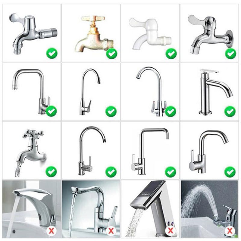 Baterie rotativa 360 Accesorii pentru bucatarie Robinet de dus Economisire apa Conector universal Extender Rotativ Purificator de apa Filtru de apa