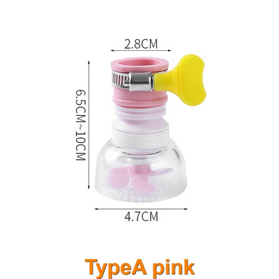 3109 Proširljiva kuhinjska slavina Filter za prskanje 360 rotirajuća slavina Mlaznica Štedite vodu Kupaonica PP Spiralna prskalica za tuširanje