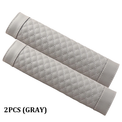 Pehmest nahast auto turvavöö kate Õla kael Ohutuskaitse Turvavöö padi Mugav sõitmine Auto interjööri tarvikud