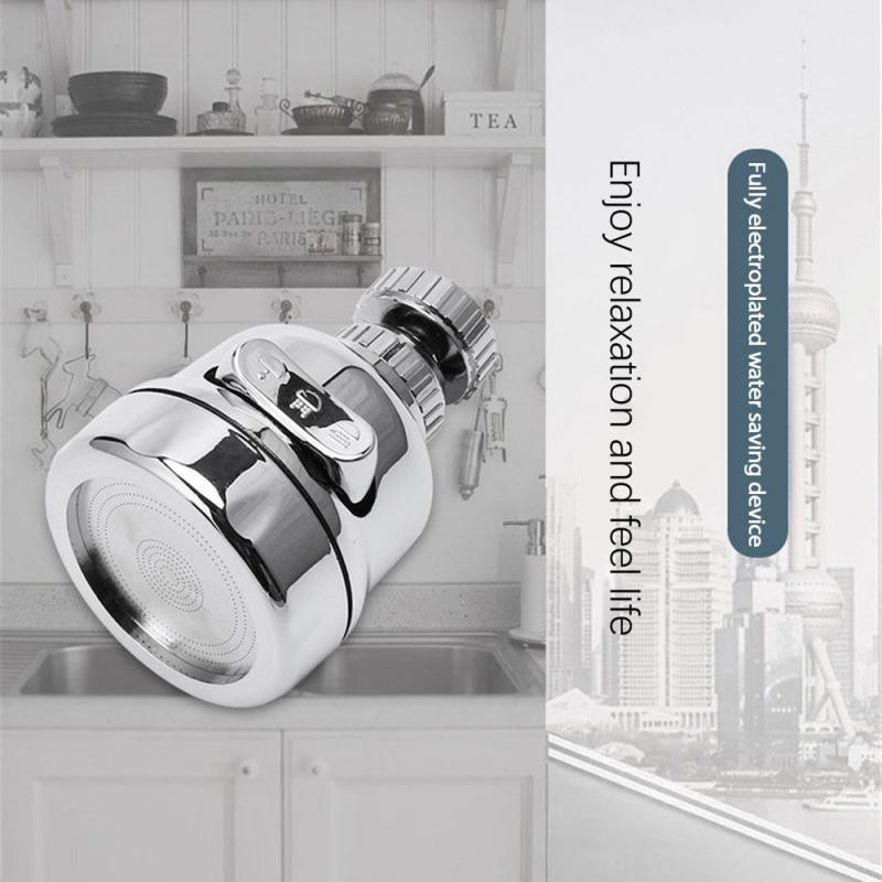 Mlaznica za slavinu od nehrđajućeg čelika, slavina za kuhinjski sudoper, glava za slavinu protiv prskanja, jedna slavina za hladnu vodu, glava za prskanje, podesiva u 3 razine