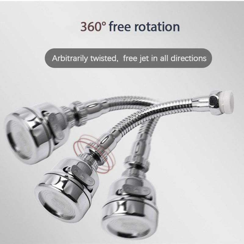 Mlaznica za slavinu od nehrđajućeg čelika, slavina za kuhinjski sudoper, glava za slavinu protiv prskanja, jedna slavina za hladnu vodu, glava za prskanje, podesiva u 3 razine