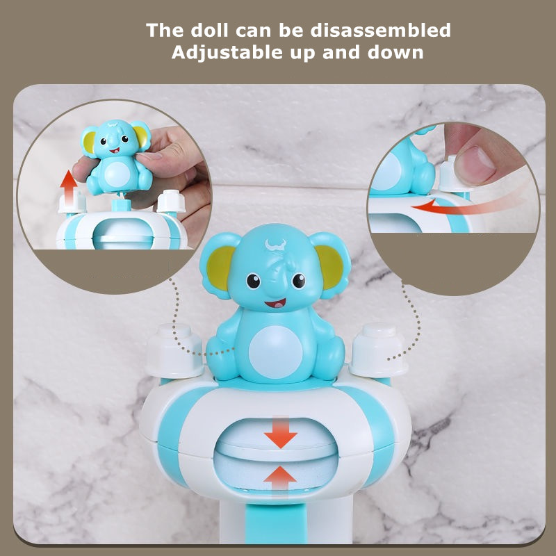 Csaptelep hosszabbító Gyermek kézmosás Clean Artifact Univerzális baba rajzfilm szilikon hosszabbító fröccsenésálló csapvezető mosogató