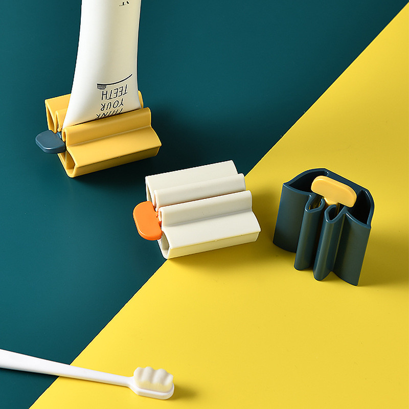 1PC Cjedilo za pastu za zube Jednostavna pasta za zube Sredstvo za čišćenje lica Ručna preša Dozator Rotirajući držač Pribor za čišćenje kućne kupaonice