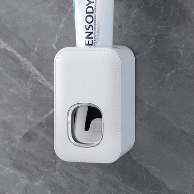 Dozator paste za zube Zidni nosač Automatski kupaonski pribor Cjedilo Otporno na prašinu Držač za bušenje