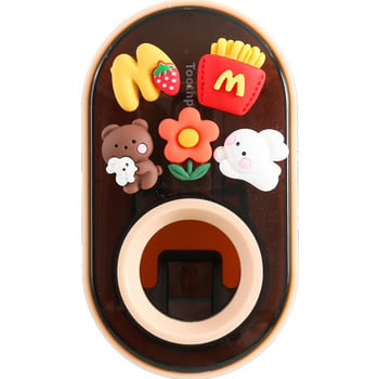 Automatic Toothpaste Squeezing Artifact Cartoon Cute Children\'s Creative Aldult Lazy Toothpaste Squeezer Free Rack Punch Paste