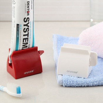 1PC Rolling Tube Toothpaste Squeezer Toothpaste Dispenser Βάση στήριξης καθίσματος οδοντόκρεμας για αξεσουάρ μπάνιου