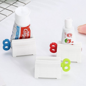 1PC Rolling Tube Toothpaste Squeezer Toothpaste Dispenser Βάση στήριξης καθίσματος οδοντόκρεμας για αξεσουάρ μπάνιου