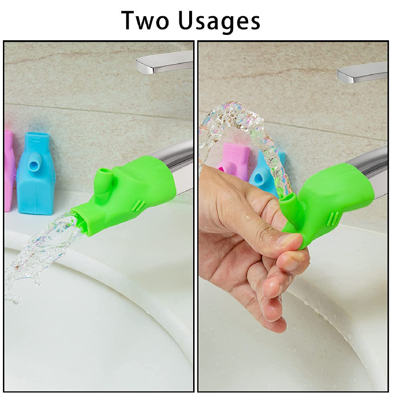 1 vnt. didelio elastingumo silikono vandens čiaupo ilginamoji kriauklė vaikams skalbimo prietaisas vonios kambarys virtuvės kriauklės maišytuvo kreiptuvas maišytuvo ilgintuvai