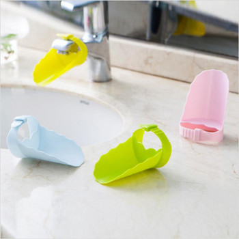 Ακροφύσιο νιπτήρα μπάνιου Επέκταση βρύσης ελαστικό ελαστικό προέκταση βρύσης νερού Αξεσουάρ βρύσης κουζίνας για παιδιά Παιδικό πλύσιμο χεριών