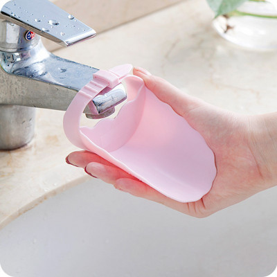 Fürdőszoba mosogató fúvóka csaptelep hosszabbító gumi elasztikus vízcsap hosszabbító konyhai csaptelep tartozékok gyerekeknek gyerek kézmosás