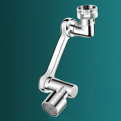 Univerzalna 1080° rotirajuća slavina Produžetak perlatora Plastični filter za prskanje slavine Mlaznica za mjehuriće Robotska ruka za kuhinju i kupaonicu