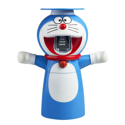 Automatski dozator paste za zube Creative Cartoon Doraemon Cjedilo paste za zube Zidni nosač Stalak Čaša otporna na prašinu