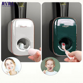 Otporan na prašinu Dozator za cijeđenje paste za zube Kupaonski držač za četkicu za zube Stalak za zidni nosač Dozator za pastu za zube Kupaonski gadgeti Hot