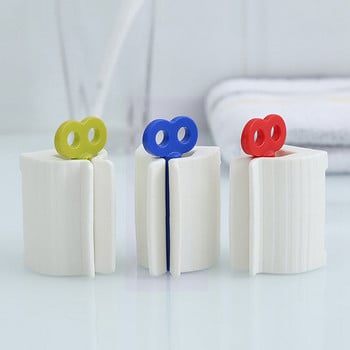 Εγχειρίδιο Multifunction Toothpaste Squeezer Dispenser οδοντόκρεμας Φορητή βάση στήριξης καθαριστικού προσώπου Προμήθειες μπάνιου