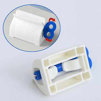 Εγχειρίδιο Multifunction Toothpaste Squeezer Dispenser οδοντόκρεμας Φορητή βάση στήριξης καθαριστικού προσώπου Προμήθειες μπάνιου