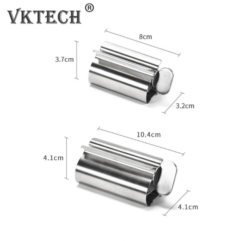 Cjedilo za pastu za zube na kotrljanje Višenamjenski dozator od nehrđajućeg čelika Preša Stalak za držač četkica za zube Kupaonski pribor