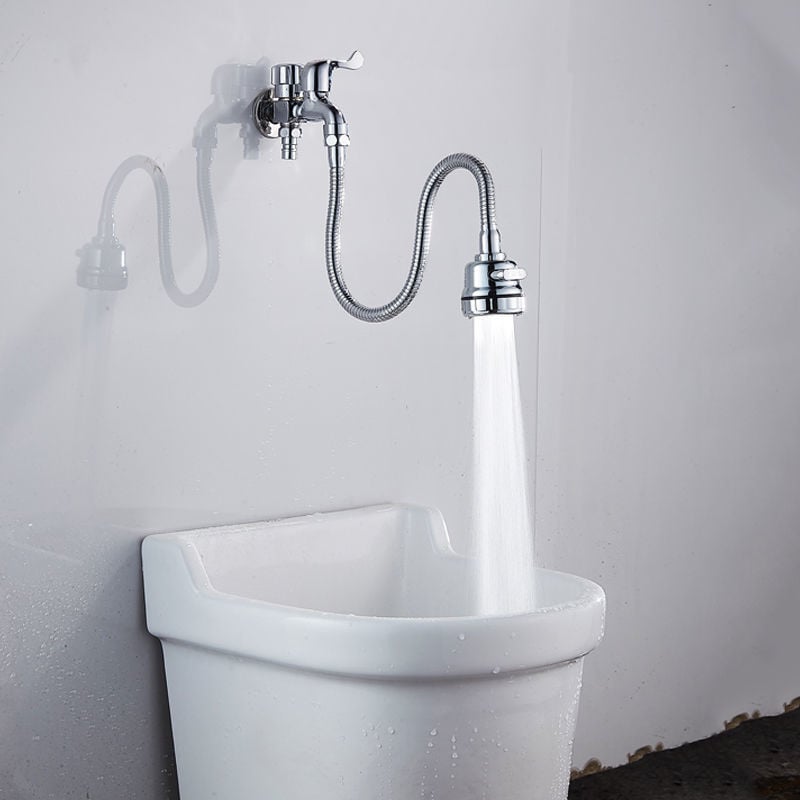 Beállító Csaphosszabbító adapter fúvókával fröccsenésmentes 360 fokban elforgatható csaptelep hosszabbító cső konyhai kiegészítőkhöz