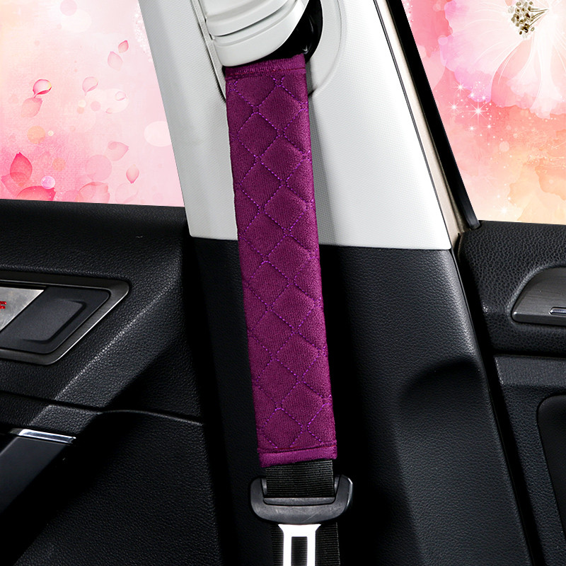 2021 Νέα ζώνη ασφαλείας αυτοκινήτου κάλυμμα ώμου ένα ζευγάρι τεσσάρων εποχών γενικής χρήσης σετ διακόσμησης εσωτερικού αυτοκινήτου μακρύ μπουφάν για ζώνη ασφαλείας