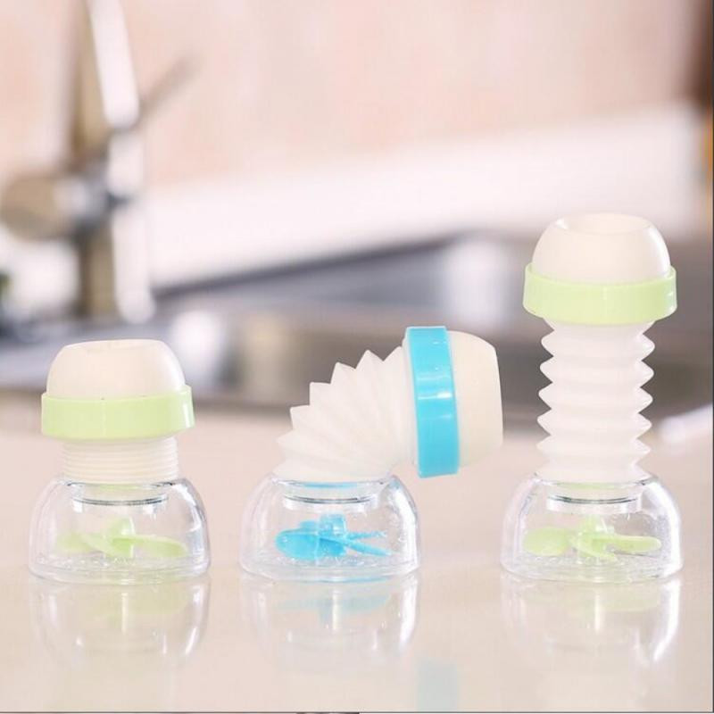 Csaptelep Hosszabbító Vízcsapfej 360 Forgó Háztartási Víztisztító Szűrő Permetező Aktívszén Szűrő Univerzális Gadget