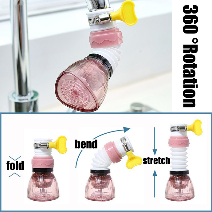 Csapfúvóka konyhai zuhany vízcsap fúvóka keverő levegőztető víztakarékos szűrő konyhai mosogató csaptelep hosszabbító kifolyótartozék